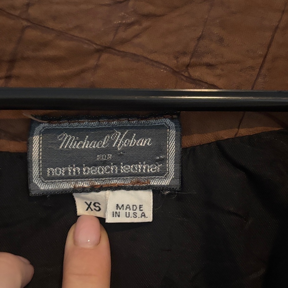 Michael Hoban Crocodile Pattern Brown Blazer - image 4